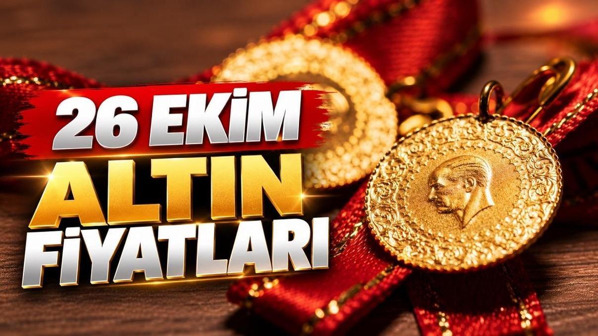 CANLI ALTIN FİYATLARI SON DAKİKA| 26 Ekim gram, çeyrek, cumhuriyet altını ne kadar Kapalıçarşı altın fiyatları alış-satış tablosu