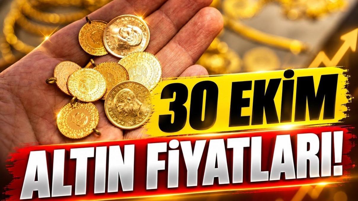 30 EKİM CANLI ALTIN FİYATLARI 2026: Gram, Çeyrek, Cumhuriyet Altını Bugün Kaç TL Altın Neden Düşüyor