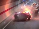 Tünelde feci kaza Beton mikserine çarpan otomobilin sürücüsü öldü