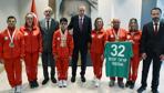 Erdoğan, Türkiye Özel Sporcular Spor Federasyonu temsilcileriyle buluştu