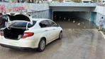 Adana’da sağanak hayatı felç etti: Alt geçitte mahsur kalan aile kurtarıldı