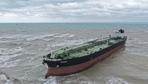 Sarıyerde sürüklenen tanker kurtarıldı