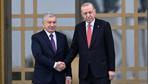 Cumhurbaşkanı Erdoğan, Mirziyoyev ile bir araya geldi