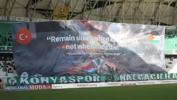Konyaspor-Pendikspor maçında İsrail protesto edildi!