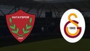 Atakaş Hatayspor - Galatasaray karşılaşması