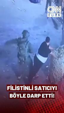 Filistinli Satıcıyı Darp Etti! İsrail Askeri Batı Şeria'da Yine Şiddet Uyguladı