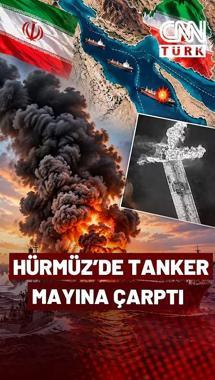 Hürmüz Boğazı'nda Bir Tanker Daha Patladı! İran DMO: Gemi İzinsiz Geçmeye Çalıştı