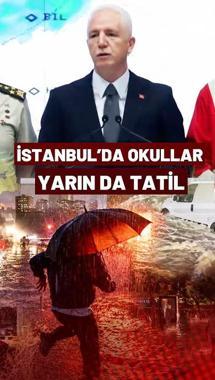 "İstanbul'da Okullar Yarın Da Tatil, 2 Vatandaşımız Hayatını Kaybetti"