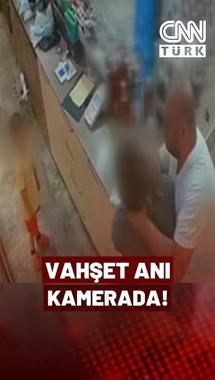 Vahşet Anı Kamerada: Çocuğunun Önünde Eşini Boğmaya Çalıştı!