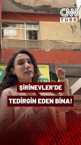 Şirinevler’deki Bu Bina Görenleri Tedirgin Ediyor! Çöken Balkona Rağmen Daire Sa