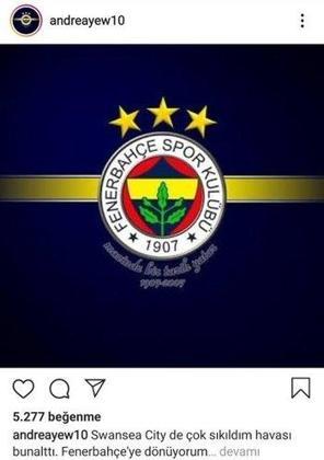 Andre Ayew hacklendi: Fenerbahçeye dönüyorum