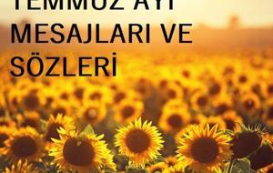HOŞ GELDİN TEMMUZ AYI SÖZLERİ, MESAJLARI 2025! Resimli Temmuz ayı ile ilgili güzel, anlamlı sözler...