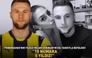 Rangers - Fenerbahçe maçı öncesi gündem oldu! Milan Skriniar'ın eşi tarzı ile sosyal medya kullanıcılarından tam not aldı