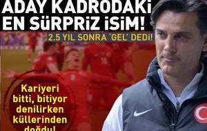 A Milli Takım aday kadrosunda en sürpriz isim! Montella şaşırttı: 2,5 yıl sonra yeniden davet edildi!