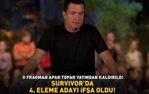 Survivor'da 4. eleme adayı ifşa oldu! FRAGMAN APAR TOPAR YAYINDAN KALDIRILDI