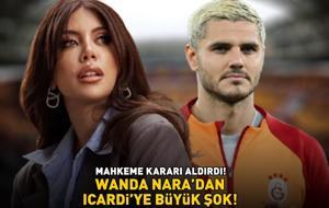 Galatasaray'ın yıldızı Icardi'ye şok! WANDA NARA MAHKEME KARARI ALDIRDI