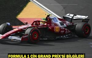 Formula 1 Çin Grand Prix'si hangi kanalda, saat kaçta? F1 tutkunlarının yakından takip ettiği yarış!