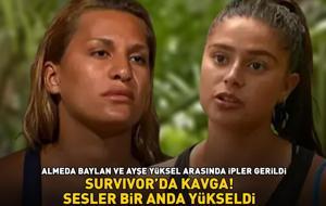 SURVIVOR'DA KAVGA! Bir anda adada sesler yükseldi! Ayşe Yüksel ve Almeda Baylan birbirine girdi