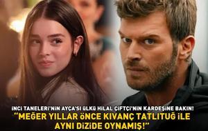 İnci Taneleri'nin Ayça'sı Ülkü Hilal Çiftçi'nin kardeşine bakın! 'MEĞER YILLAR ÖNCE KIVANÇ TATLITUĞ İLE AYNI DİZİDE OYNAMIŞ!'