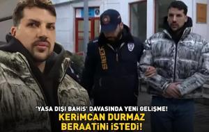 Ünlü fenomenin 'yasa dışı bahis' davasında yeni gelişme! KERİMCAN DURMAZ BERAATİNİ İSTEDİ!