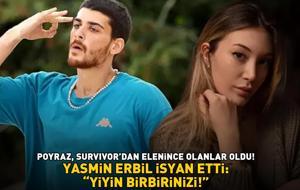 Poyraz, Survivor'dan elenince olanlar oldu! Yasmin Erbil isyan etti: 'YİYİN BİRBİRİNİZİ!'