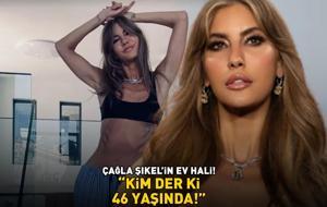 Çağla Şıkel’in ev hali! 'Kim der ki 46 yaşında!'