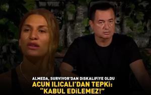Survivor Almeda diskalifiye oldu! Acun Ilıcalı böyle tepki gösterdi: 'KABUL EDİLEMEZ!'