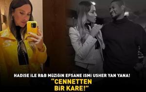 Hadise ile R&B müziğin efsane ismi Usher yan yana! 'CENNETTEN BİR KARE!'