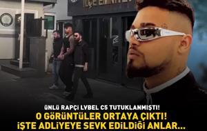 Ünlü rapçi Lvbel C5 tutuklanmıştı! O görüntüler ortaya çıktı! İşte adliyeye sevk edildiği anlar...