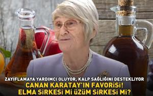 CANAN KARATAY’IN FAVORİSİ! Elma sirkesi mi üzüm sirkesi mi? 'Zayıflamaya yardımcı oluyor, kalp damar sağlığını destekliyor!'