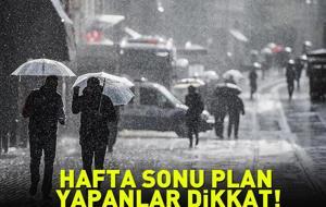 Hafta sonu plan yapanlar dikkat! Sıcaklıklar Düşüyor, Yağış Geliyor!