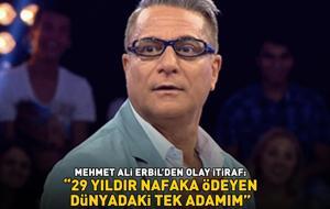 Mehmet Ali Erbil'den olay itiraf: '29 yıldır nafaka ödeyen dünyadaki tek adamım'