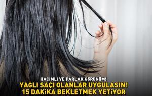 YAĞLI SAÇ SORUNU İÇİN ETKİLİ YÖNTEM! Deneyin, farkı görün! '15 dakika bekletmek yetiyor!'