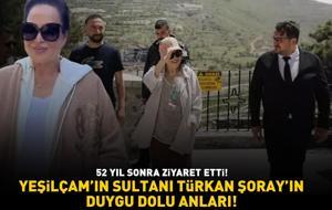 Yeşilçam’ın Sultanı Türkan Şoray'ın duygu dolu anları! 52 YIL SONRA ZİYARET ETTİ!