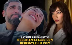 Yaprak Dökümü'nün Deniz'iydi! 2 ay önce anne olan Neslihan Atagül'den bebeğiyle ilk poz!