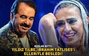 KÜSLÜK BİTTİ! Yıldız Tilbe, İbrahim Tatlıses'i elleriyle besledi