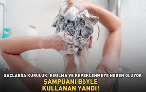 Şampuanı böyle kullanan yandı! Uzman isim uyardı: 'Saçlarda kuruluk, kırılma ve kepeklenmeye neden oluyor!'