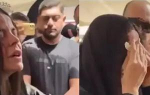Simge Sağın'ın en acı günü! Ablası Nilay Sağın'ı son yolculuğuna uğurladı
