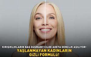 CİLDE ADETA GENÇLİK AŞILIYOR! Kırışıklıkları ütü gibi açıyor, kolajen üretimini destekliyor! '15 dakika bekletmek yetiyor'