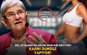 PROF. DR. CANAN KARATAY'DAN YAĞLARI CAYIR CAYIR YAKAN KARIŞIM! Bel ve basen bölgesini mum gibi eritiyor, karnı dümdüz yapıyor!