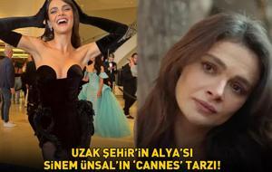 Uzak Şehir'in yıldızı Sinem Ünsal'ın 'Cannes' tarzı! GÖRENLERİ BÜYÜLEDİ