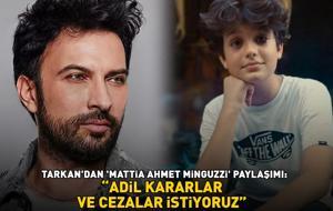 Megastar Tarkan'dan 'Mattia Ahmet Minguzzi' paylaşımı: 'Adil kararlar ve cezalar istiyoruz'