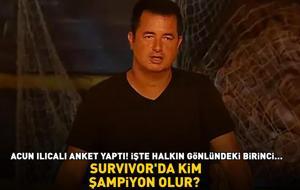 SURVIVOR'DA KİM ŞAMPİYON OLUR? Acun Ilıcalı anket yaptı! İşte halkın gönlündeki birinci...