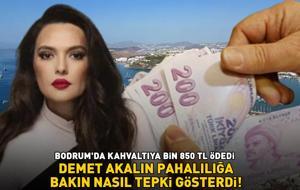 Kahvaltıya 1.850 TL ödedi! Demet Akalın, Bodrum'daki pahalılığa bakın nasıl tepki gösterdi!