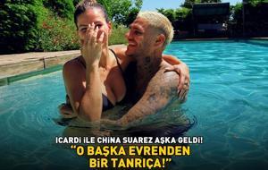 Galatasaray'ın yıldızı Icardi ile China Suarez havuzda aşka geldi! 'O BAŞKA EVRENDEN BİR TANRIÇA!'