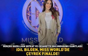 İdil Bilgen, Miss World'de çeyrek finale adını yazdırdı! 'Gerçek güzelliğin şefkat ve cesarette bulunduğunu kanıtladı!'