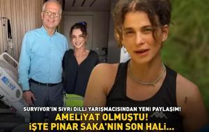 AMELİYAT OLMUŞTU! Survivor Pınar Saka son halini hasta yatağından paylaştı