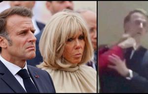 Çığ gibi büyüdü! 'Tokat' iddialarına Macron yanıt verdi, Rusya alay etti: Eşinden 'sağ kroşe'...