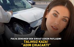TALİHSİZ KAZA! Fulya Zenginer'den dikkat çeken paylaşım! 'Adım çıkacaktı'