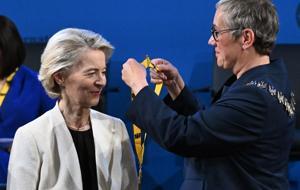 Şarlman Ödülü, Ursula von der Leyen'e verildi
